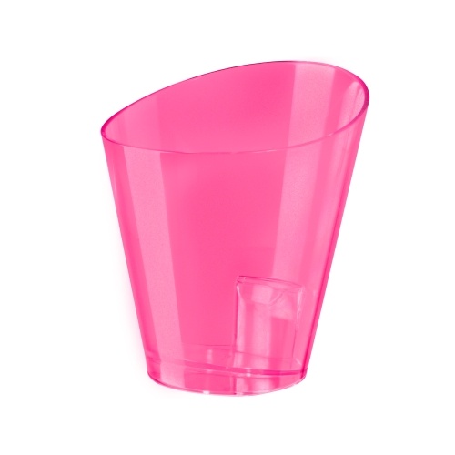 Seau rose transparent pour bouteilles de Champagne